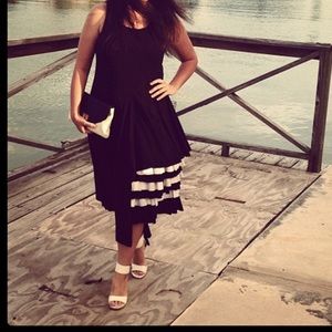 Two piece asymmetrical Y-3 dress